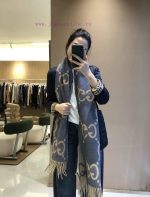 New Customers Only, Limit One. 𝐆𝐮𝐜𝐜𝐢 New Large G Double SidedSize45 * 200cm 100% WoolGucci Is Rare For Its Super Large Weight ieonde3a