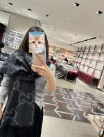 New Customers Only, Limit One. 𝐆𝐮𝐜𝐜𝐢 New Large G Double SidedSize45 * 200cm 100% WoolGucci Is Rare For Its Super Large Weight zgzci0ow - Image 2