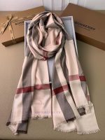 New Customers Only, Limit One. B's Forever Fashionable Burberry Classic Plaid Thin Diamond Patterned Wool Scarf~A Rare Classic g5lk7i0u - Image 9