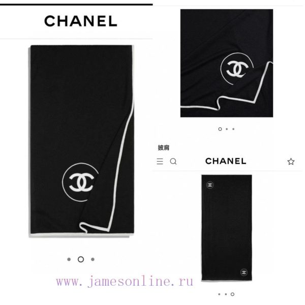 New Customers Only, Limit One. C Home Is A Super Classic Every Hand Has One Chanel Black And White Embroidered Wool Knitted Sc tl2ce2e2