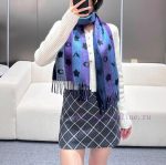 New Customers Only, Limit One. Coach Small Flower Scarf🌸 Wow COACH Small Flower Shawl Scarf. New Autumn And Winter Wool Shawl uo69j12b - Image 3