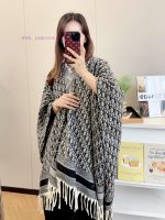 New Customers Only, Limit One. 𝐃𝐢𝐨𝐫 - Latest Grey Silver - Alphabet CloakSize 140x180cmMaterial: 84% Cashmere 12% Viscose Fibe exbhxu2t - Image 10