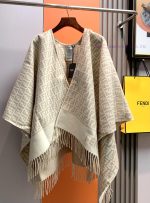 New Customers Only, Limit One. Roman Combination Cloak Fabric Wool Cashmere Blend Size 140 * 140 Color WhiteWool And Cashmere 6lger09g - Image 5