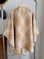 New Customers Only, Limit One. The New Burberry Cape Jacket Features A Refined Scottish Shawl Crafted From A Soft Blend Of Woo xzourb8i - Image 4