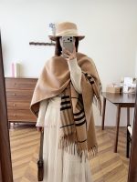 New Customers Only, Limit One. The New Burberry Cape Jacket Features A Refined Scottish Shawl Crafted From A Soft Blend Of Woo 0fanlmke - Image 5