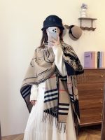 New Customers Only, Limit One. The New Burberry Cape Jacket Features A Refined Scottish Shawl Crafted From A Soft Blend Of Woo 3d0bf11s - Image 4