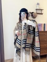 New Customers Only, Limit One. The New Burberry Cape Jacket Features A Refined Scottish Shawl Crafted From A Soft Blend Of Woo 3d0bf11s - Image 5