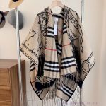 New Customers Only, Limit One. The New Burberry Cape Jacket Features A Refined Scottish Shawl Crafted From A Soft Blend Of Woo 3d0bf11s - Image 10