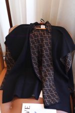 New Customers Only, Limit One. Fendi Double-sided Wool Cashmere Blended Knitted Jacket With A Soft Comfortable And Delicate Fe 1guu2uc0 - Image 4