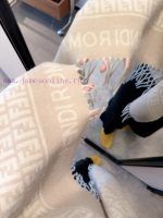 New Customers Only, Limit One. Roman Combination Cloak Size 140 * 140 Color WhiteWool And Cashmere Blend Cloak Adorned With Fu 2o014lw9 - Image 8