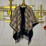 New Customers Only, Limit One. Burberry Classic British Style Double-sided Cape Shawl Super Beautiful This Original Package Is a33h6cix - Image 4
