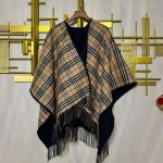 New Customers Only, Limit One. Burberry Classic British Style Double-sided Cape Shawl Super Beautiful This Original Package Is a33h6cix - Image 6