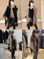 New Customers Only, Limit One. Burberry Classic British Style Double-sided Cape Shawl Super Beautiful This Original Package Is a33h6cix - Image 9