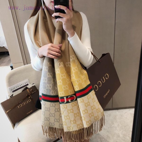 New Customers Only, Limit One. The European Version Specializes In The New Gucci Double-sided Jacquard Long Scarf With A Fashi snoalcob