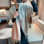 New Customers Only, Limit One. New Autumn And Winter Scarf With Core Spun Yarn Texture Soft And Warm Double-sided Two Tone Exq iqendfz9