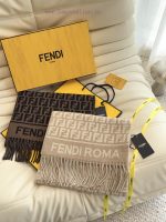 New Customers Only, Limit One. 🆕 Fendi's Hottest Scarf Of The Year 🔥 The Old Flower FF Letter Style That The Whole World Is Co rg04lz7p - Image 3