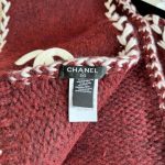 New Customers Only, Limit One. New On New 🔥🔥Chanel 6B Wheat Ear Knitted Cashmere Scarf Made Of Kashmir Wool Fabric With Widene hz4aogzj - Image 7