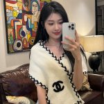 New Customers Only, Limit One. New On New 🔥🔥Chanel 6B Wheat Ear Knitted Cashmere Scarf Made Of Kashmir Wool Fabric With Widene xvwgpn41 - Image 2