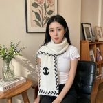 New Customers Only, Limit One. New On New 🔥🔥Chanel 6B Wheat Ear Knitted Cashmere Scarf Made Of Kashmir Wool Fabric With Widene xvwgpn41 - Image 3