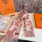 New Customers Only, Limit One. Hermes Double Sided Lamb Cashmere Scarf Set With 100% Top Grade Lamb Cashmere Material In Maso o6zn3wl7 - Image 9