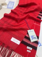New Customers Only, Limit One. High Quality Version ❣️ 𝐁𝐮𝐫𝐛𝐞𝐫𝐫𝐲 Classic Plaid Gold Wool ScarfSize168x30cm The Latest Blue Labe nxkutwii - Image 9