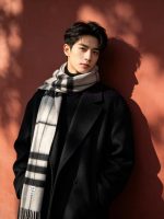 New Customers Only, Limit One. High Quality Version ❣️ 𝐁𝐮𝐫𝐛𝐞𝐫𝐫𝐲 Classic Plaid Gold Wool ScarfSize168x30cm The Latest Blue Labe x1wvfpq0