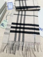 New Customers Only, Limit One. High Quality Version ❣️ 𝐁𝐮𝐫𝐛𝐞𝐫𝐫𝐲 Classic Plaid Gold Wool ScarfSize168x30cm The Latest Blue Labe x1wvfpq0 - Image 6