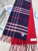 New Customers Only, Limit One. High Quality Version ❣️ 𝐁𝐮𝐫𝐛𝐞𝐫𝐫𝐲 Classic Plaid Gold Wool ScarfSize168x30cm The Latest Blue Labe ib8cvrpa - Image 7