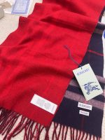 New Customers Only, Limit One. High Quality Version ❣️ 𝐁𝐮𝐫𝐛𝐞𝐫𝐫𝐲 Classic Plaid Gold Wool ScarfSize168x30cm The Latest Blue Labe ib8cvrpa - Image 9