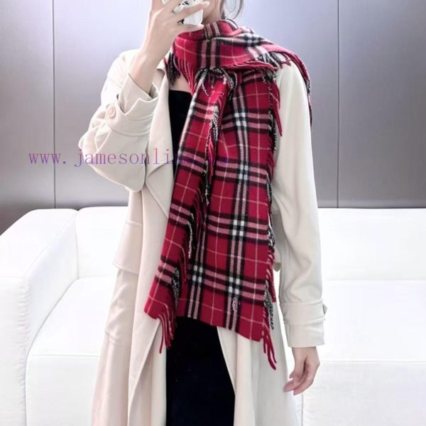 New Customers Only, Limit One. Burberry B Home Centipede Scarf Gold Jing Same Product Arrives Unisex Couple's Version 👫💥  Clas qczoonkb