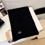 New Customers Only, Limit One. Miumiu Unisex Cashmere Scarf That Is Both Warm And Textured Providing Warmth Throughout The Win ory9xnax - Image 5