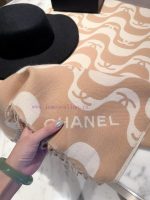 New Customers Only, Limit One. Chanel 2026 New Wave Double C Scarf On Sale 🔥Smooth Wavy Curves Cover The Entire Surface Of The n1adfbm4 - Image 4