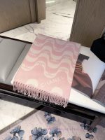New Customers Only, Limit One. Chanel 2026 New Wave Double C Scarf On Sale 🔥Smooth Wavy Curves Cover The Entire Surface Of The ae1rhhjf - Image 4