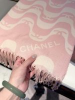 New Customers Only, Limit One. Chanel 2026 New Wave Double C Scarf On Sale 🔥Smooth Wavy Curves Cover The Entire Surface Of The ae1rhhjf - Image 5