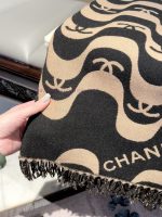 New Customers Only, Limit One. Chanel 2026 New Wave Double C Scarf On Sale 🔥Smooth Wavy Curves Cover The Entire Surface Of The ae1rhhjf - Image 9