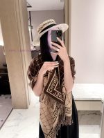 New Customers Only, Limit One. CHANEL 2026 New Cashmere Diamond Grid Letter Scarf ✨ Can Be Draped Or Surrounded Gentle And Dis lt5sprjl - Image 6