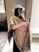 New Customers Only, Limit One. CHANEL 2026 New Cashmere Diamond Grid Letter Scarf ✨ Can Be Draped Or Surrounded Gentle And Dis lt5sprjl - Image 7