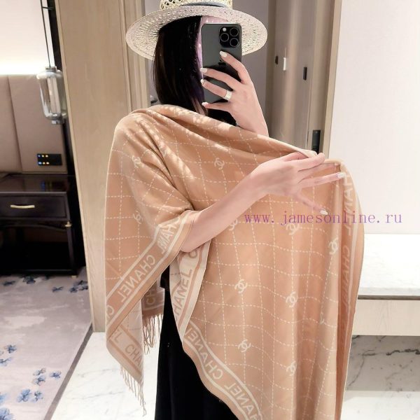New Customers Only, Limit One. CHANEL 2026 New Cashmere Diamond Grid Letter Scarf ✨ Can Be Draped Or Surrounded Gentle And Dis 4xhucocf