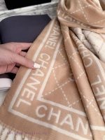 New Customers Only, Limit One. CHANEL 2026 New Cashmere Diamond Grid Letter Scarf ✨ Can Be Draped Or Surrounded Gentle And Dis 4xhucocf - Image 7