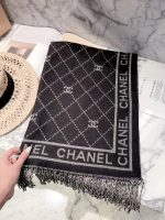 New Customers Only, Limit One. CHANEL 2026 New Cashmere Diamond Grid Letter Scarf ✨ Can Be Draped Or Surrounded Gentle And Dis 4xhucocf - Image 8