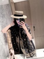 New Customers Only, Limit One. CHANEL 2026 New Cashmere Diamond Grid Letter Scarf ✨ Can Be Draped Or Surrounded Gentle And Dis b1kcrdem - Image 4