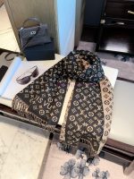 New Customers Only, Limit One. LV Louis Vuitton 2026 Classic Vintage Cashmere Scarf ✨ Can Be Worn Or Surrounded | Timeless Old yz4bawg2 - Image 8