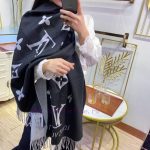New Customers Only, Limit One. 🔥🔥🔥👍👍👍👍🔥🔥🔥 Louis Vuitton 💋💋💋  High End Rabbit Fur Scarf Shawl With Classic Four Leaf Clover Pat u0rvdbi4 - Image 2