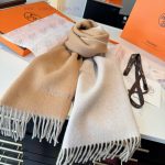 New Customers Only, Limit One. HERMFS Hermes Paris Fashion Show Double-sided Wool Scarf Feels Like Delicate Fluff All Over The wvkq2n3c - Image 10