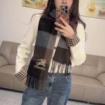 New Customers Only, Limit One. Burberry Export Order Backlog ❗ Exquisite Warhorse Embroidery Makes The Scarf Look More Sophist rjq8s2w9 - Image 2